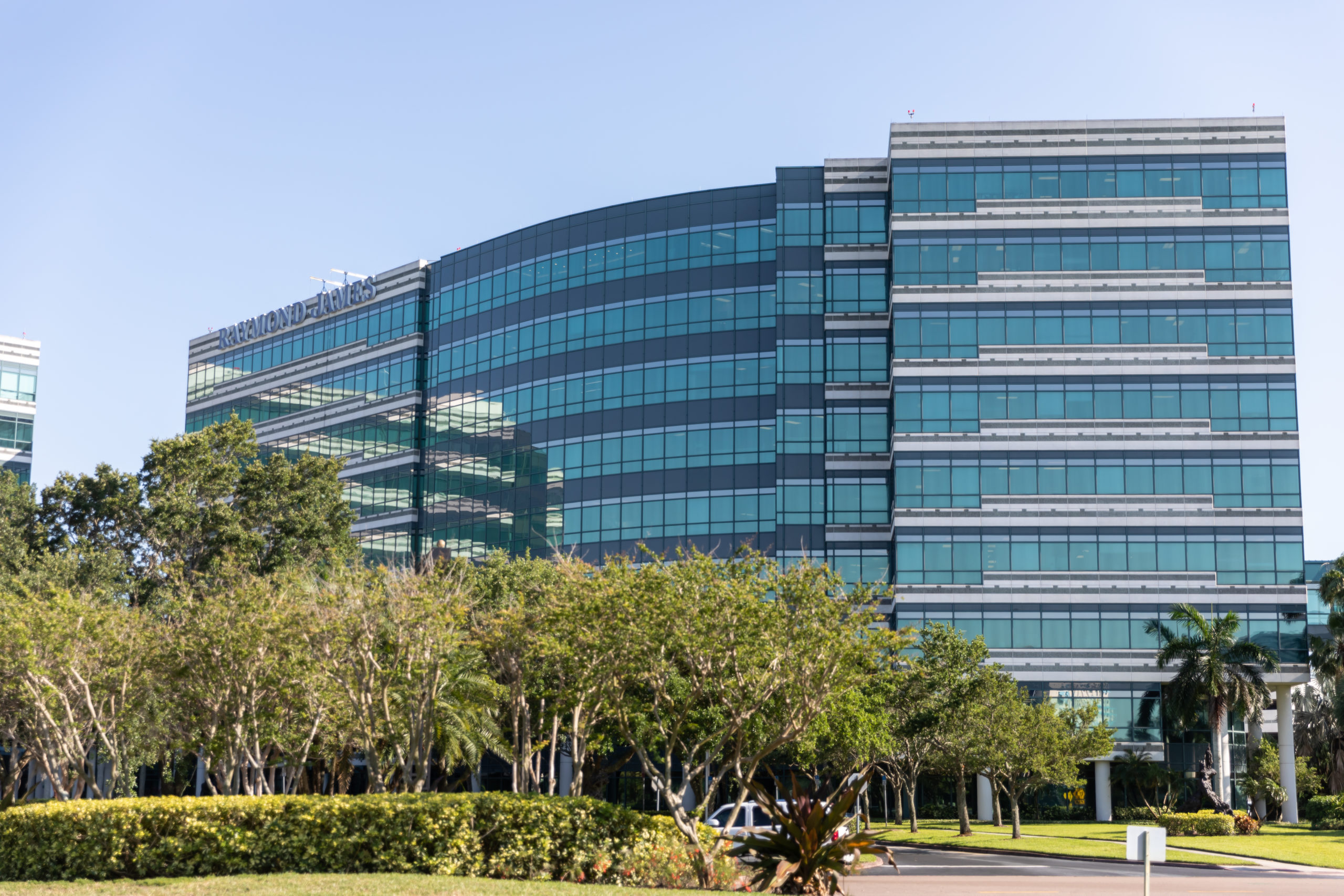 Image of the Raymond James corporate headquarters building.