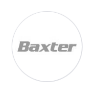Image of logo for the Baxter Corporation.