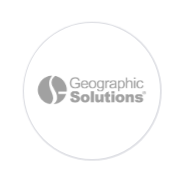 Image of the logo for the Geographic Solutions Company. 